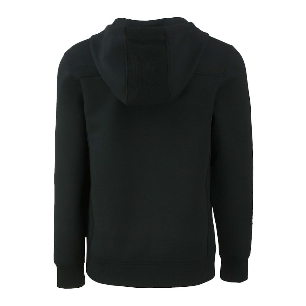New York Yankees Cutter & Buck Roam Eco Recycled Tri-Blend Half-Zip Hoodie Black