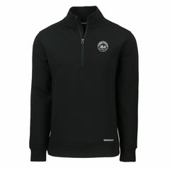New York Mets Cutter & Buck Roam Eco Quarter-Zip Jacket Black