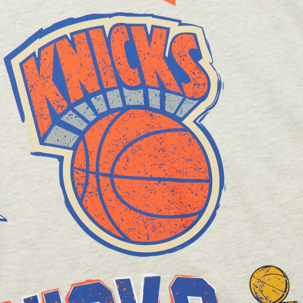 New York Knicks Hardwood Classics Legacy Defined Retro Championship T-Shirt - Oatmeal for sale