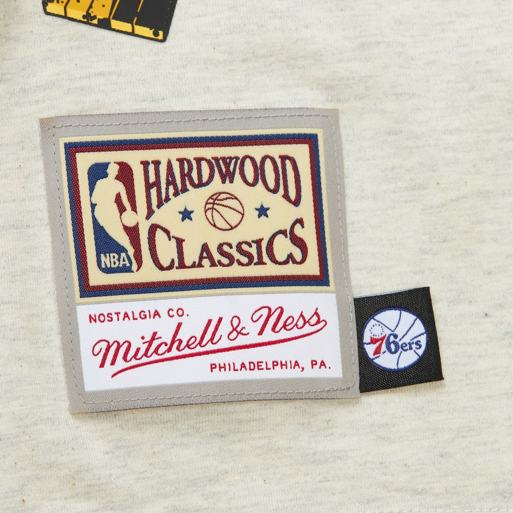 Philadelphia 76ers Hardwood Classics Legacy Defined Retro Championship T-Shirt - Oatmeal sale