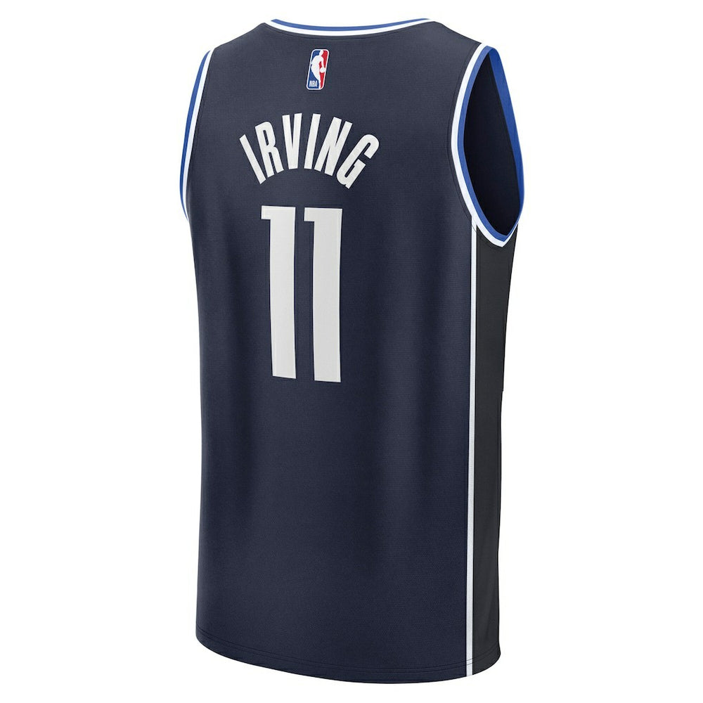 Kyrie Irving Dallas Mavericks Fast Break Replica Player Jersey sale - Statement Editi- Navy shop