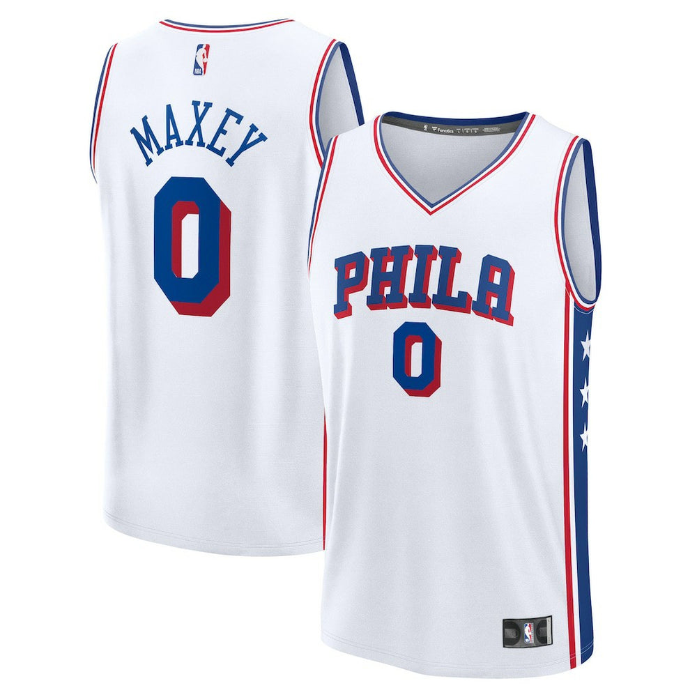 Tyrese Maxey Philadelphia 76ers Youth Fast Break Replica Player Jersey - Association Edition - White shop