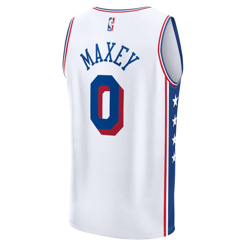 Tyrese Maxey Philadelphia 76ers Youth Fast Break Replica Player Jersey - Association Edition - White shop