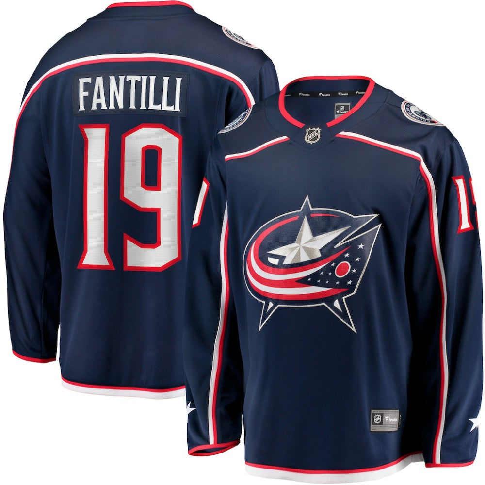Adam Fantilli Columbus Blue Jackets Fanatics Home Premier Breakaway Player Jersey - Navy Jerseys