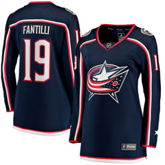 Adam Fantilli Columbus Blue Jackets Fanatics Women's Home Premier Breakaway Player Jersey Breakaway Jersey - Navy Jerseys