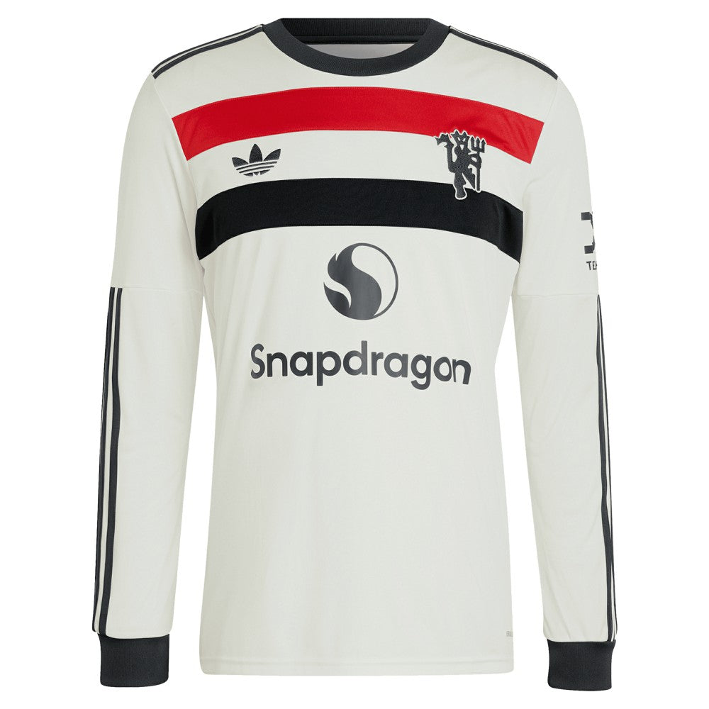 Marcus Rashford Manchester United Originals 2024/25 Third Replica Long Sleeve Jersey - Cream online