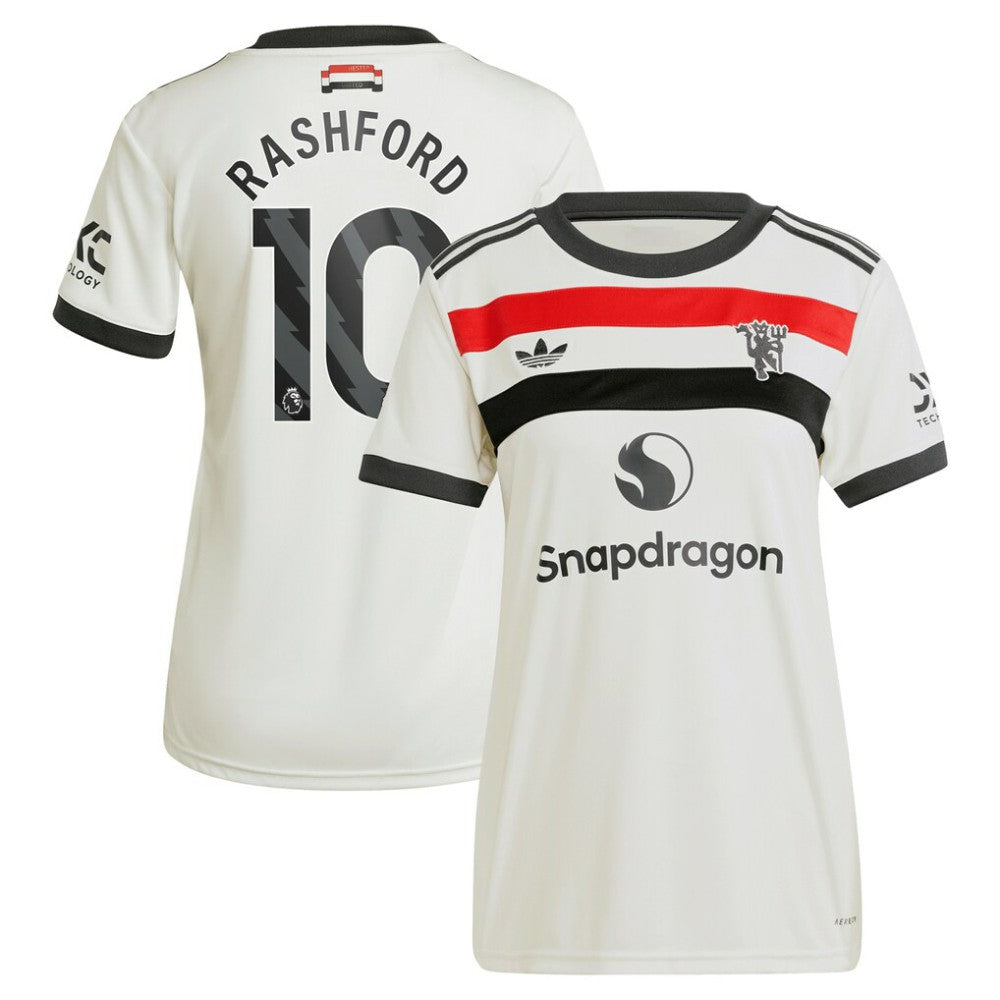 Marcus Rashford Manchester United Originals Women's 2024/25 Third Replica Jersey - Cream on sale