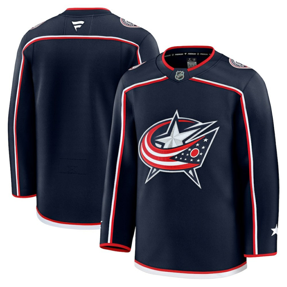 Columbus Blue Jackets Fanatics Home Premium Jersey - Navy Jerseys