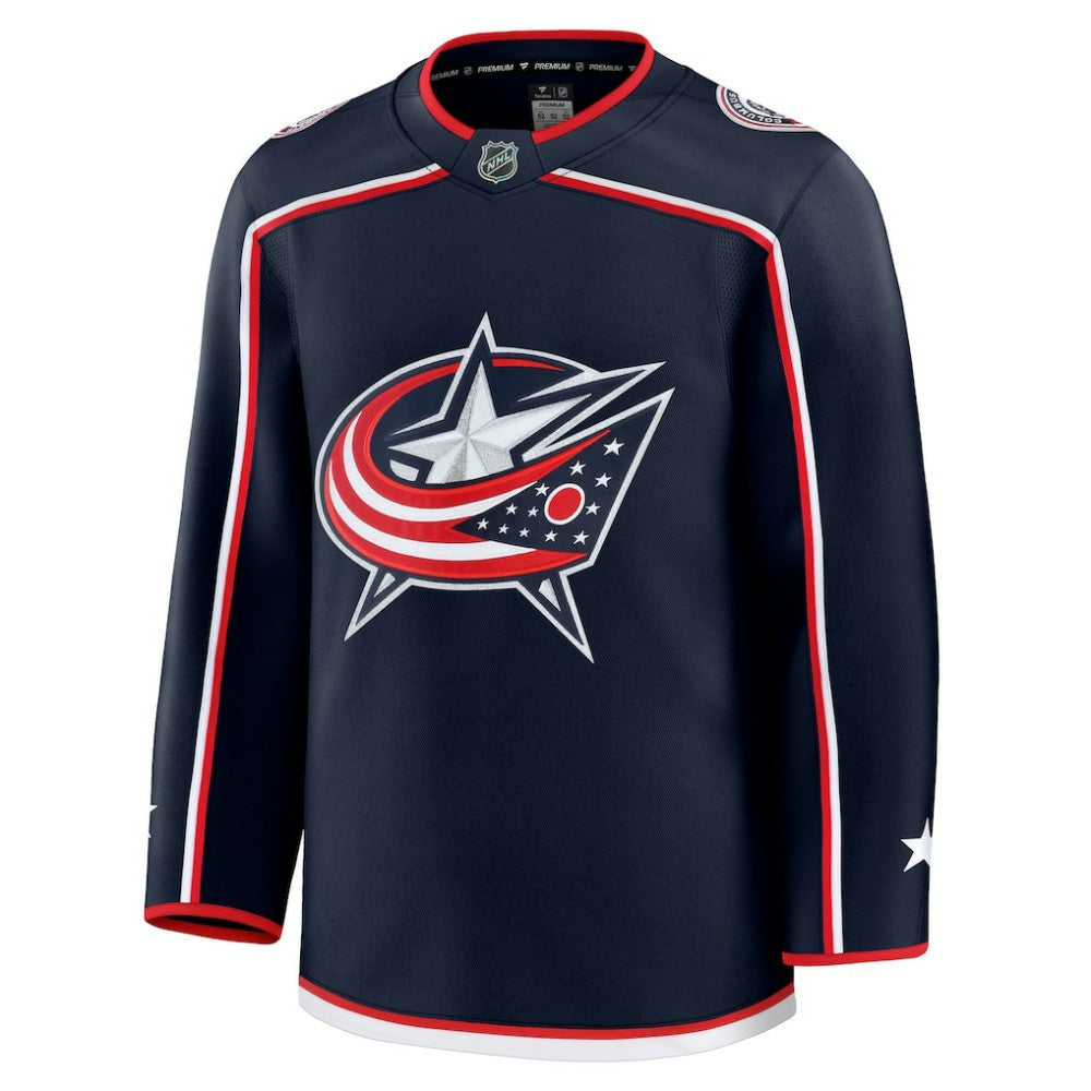 Columbus Blue Jackets Fanatics Home Premium Jersey - Navy Jerseys