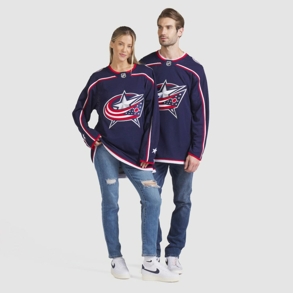 Columbus Blue Jackets Fanatics Home Premium Jersey - Navy Jerseys