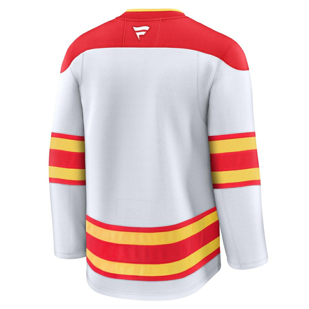 Calgary Flames Fanatics Away Premium Jersey - White Jerseys