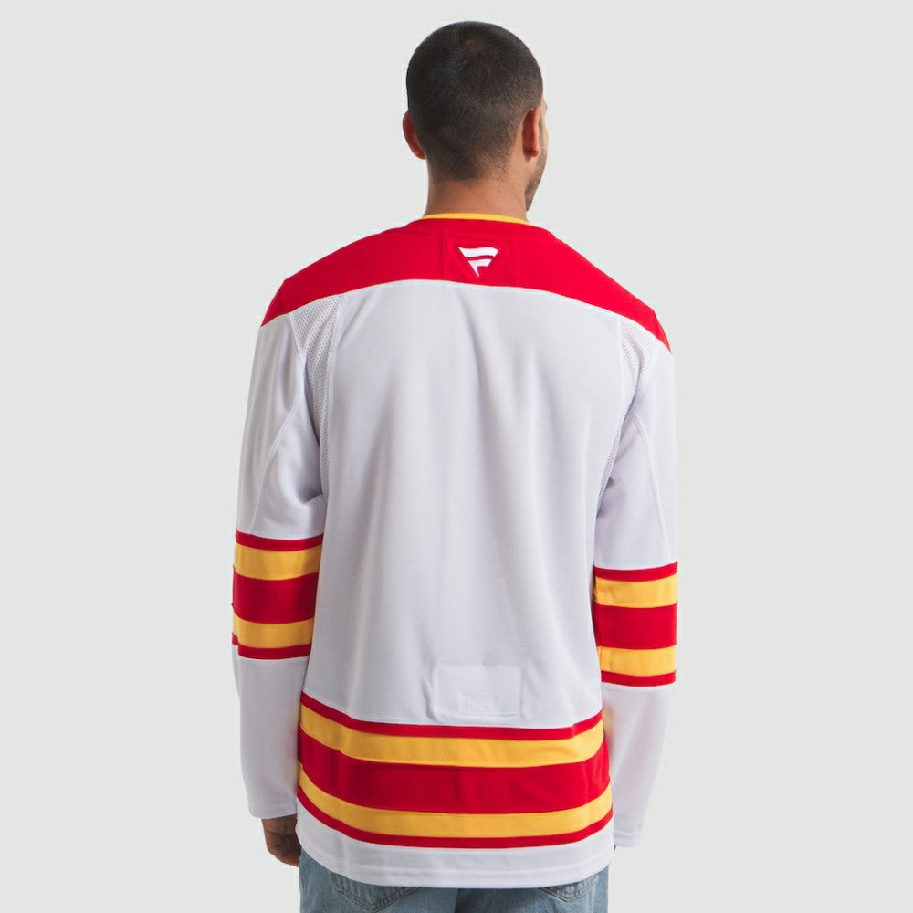 Calgary Flames Fanatics Away Premium Jersey - White Jerseys