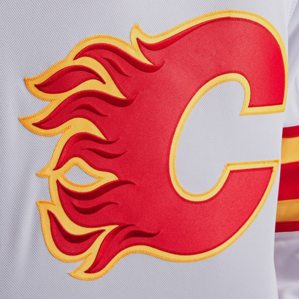 Calgary Flames Fanatics Away Premium Jersey - White Jerseys