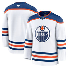 Edmonton Oilers Fanatics Away Premium Jersey - White Jerseys
