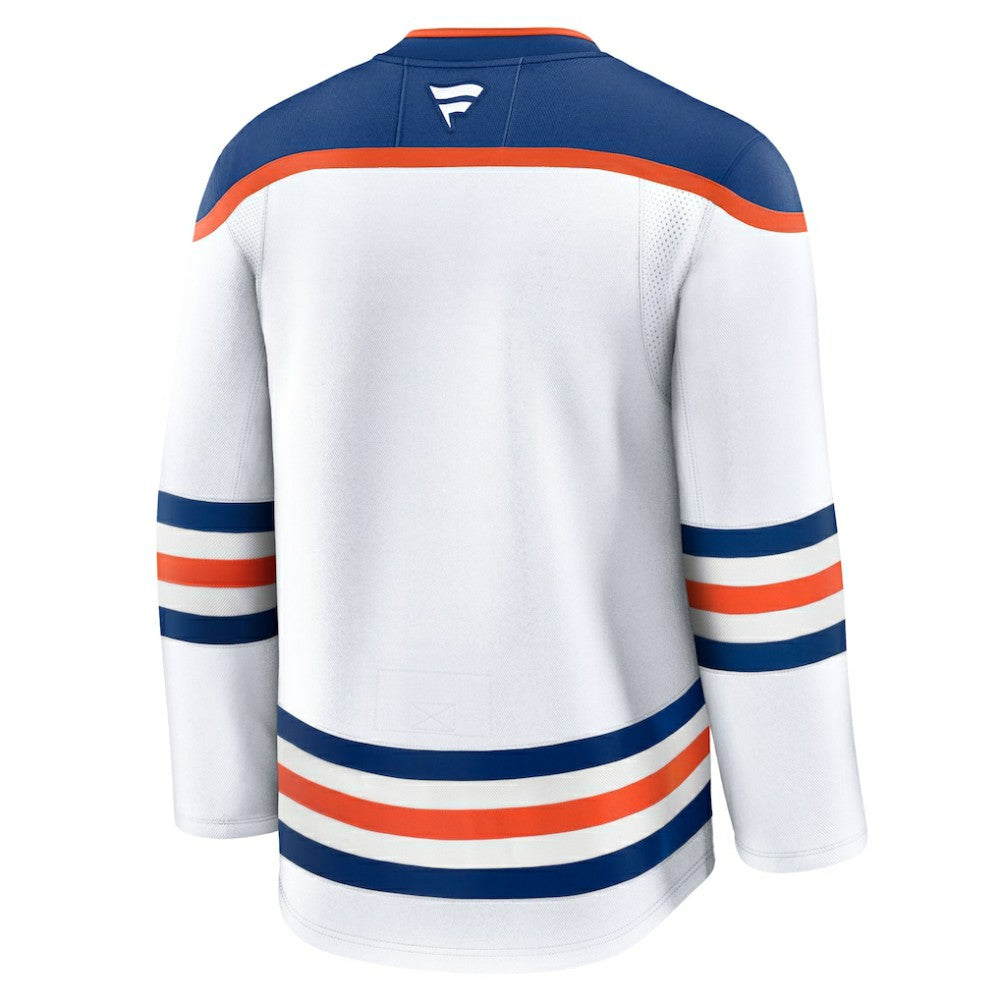 Edmonton Oilers Fanatics Away Premium Jersey - White Jerseys