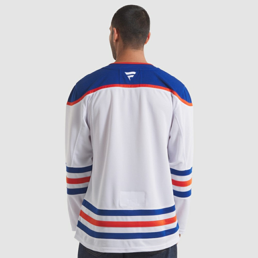 Edmonton Oilers Fanatics Away Premium Jersey - White Jerseys