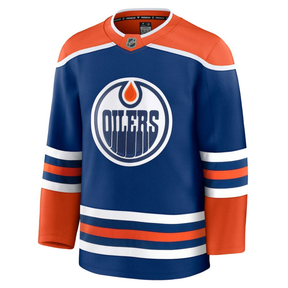 Edmonton Oilers Fanatics Home Premium Jersey - Royal Jerseys
