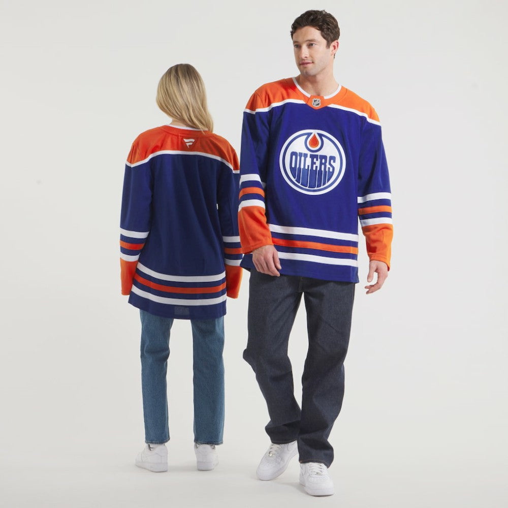 Edmonton Oilers Fanatics Home Premium Jersey - Royal Jerseys