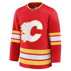 Calgary Flames Fanatics Home Premium Jersey - Red Jerseys