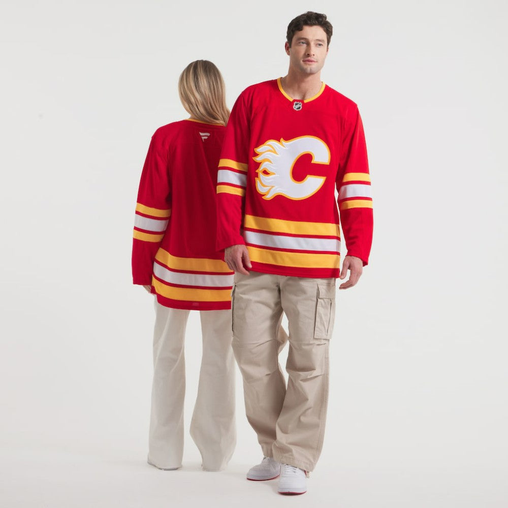 Calgary Flames Fanatics Home Premium Jersey - Red Jerseys