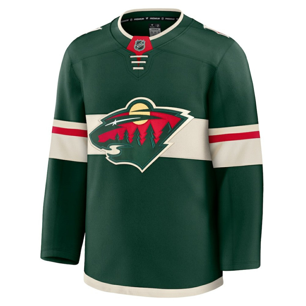 Minnesota Wild Fanatics Home Premium Jersey - Green Jerseys