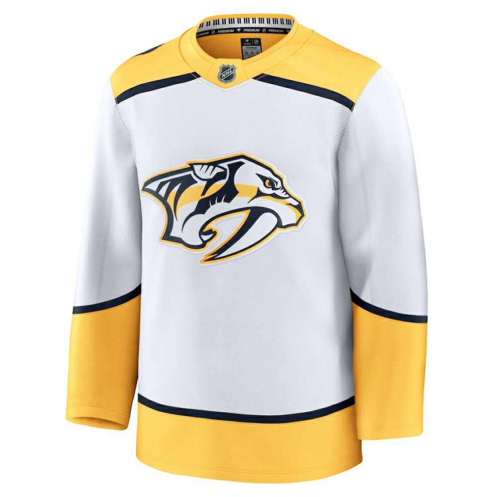 Nashville Predators Fanatics Away Premium Jersey - White Jerseys