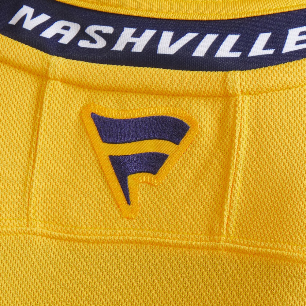 Nashville Predators Fanatics Home Premium Jersey - Yellow Jerseys