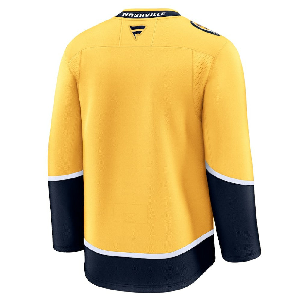 Nashville Predators Fanatics Home Premium Jersey - Yellow Jerseys