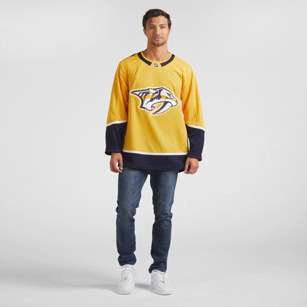 Nashville Predators Fanatics Home Premium Jersey - Yellow Jerseys