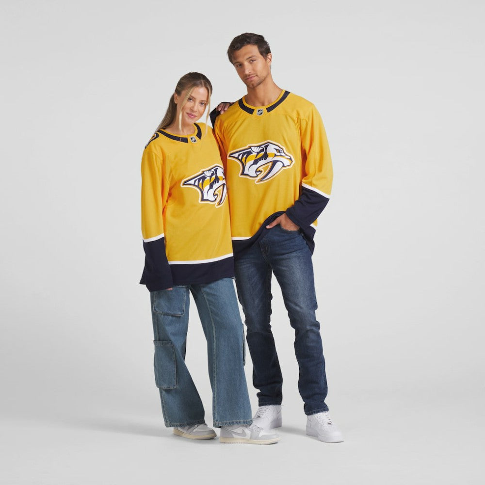 Nashville Predators Fanatics Home Premium Jersey - Yellow Jerseys