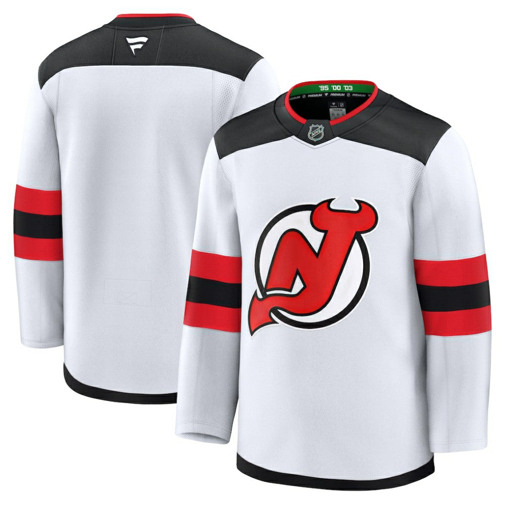 New Jersey Devils Fanatics Away Premium Jersey - White Jerseys