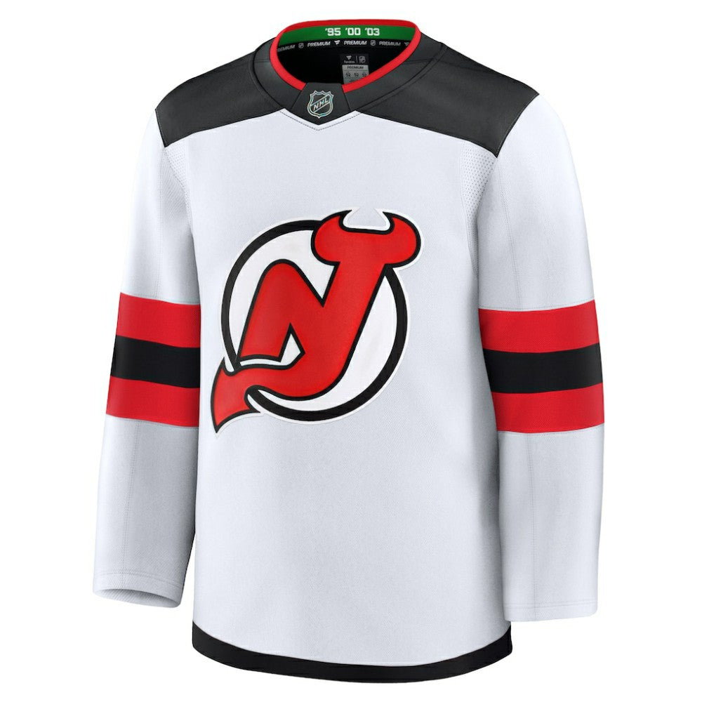 New Jersey Devils Fanatics Away Premium Jersey - White Jerseys