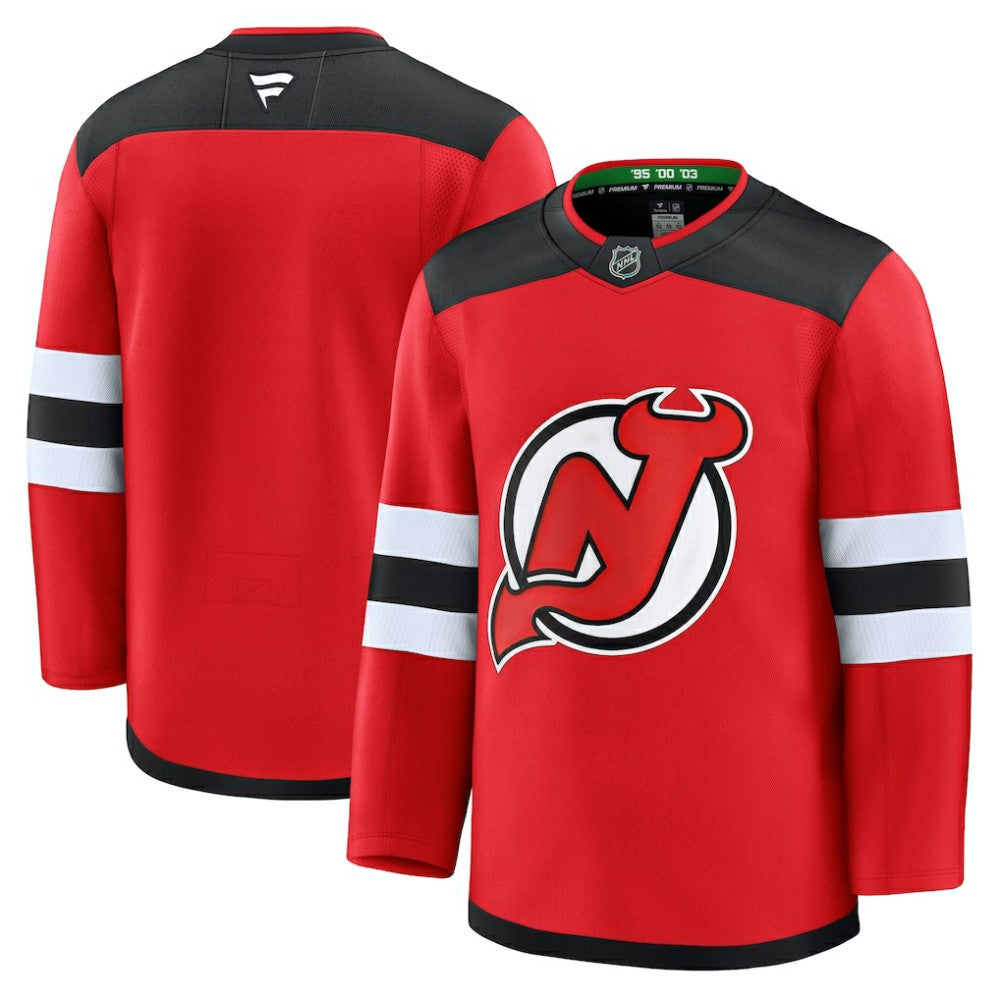 New Jersey Devils Fanatics Home Premium Jersey - Red Jerseys