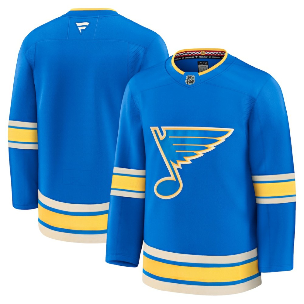 St. Louis Blues Fanatics Alternate Premium Jersey - Blue Jerseys