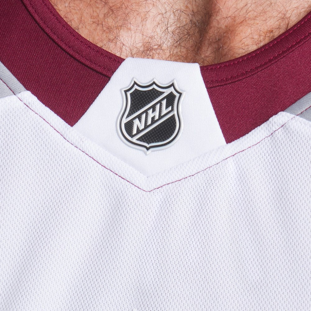 Colorado Avalanche Fanatics Away Premium Jersey - White Jerseys