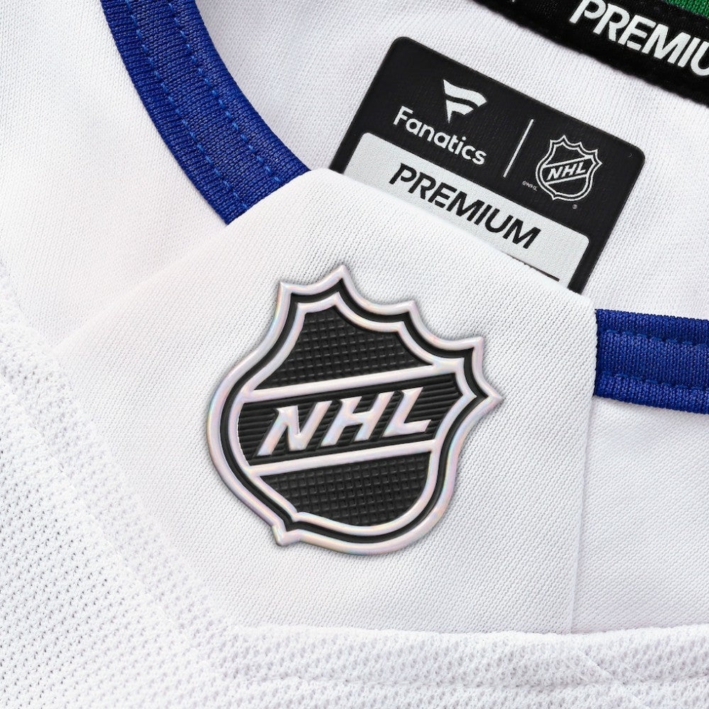 Vancouver Canucks Fanatics Away Premium Jersey - White Jerseys