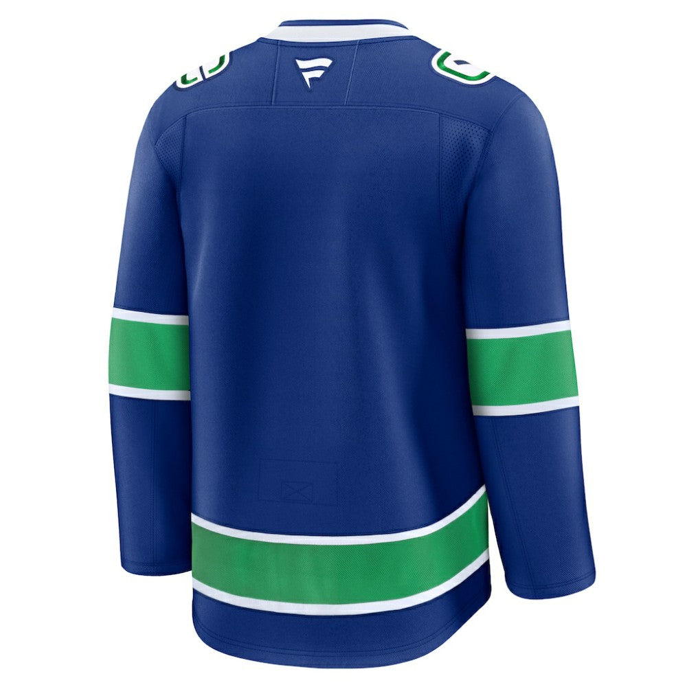 Vancouver Canucks Fanatics Home Premium Jersey - Blue Jerseys