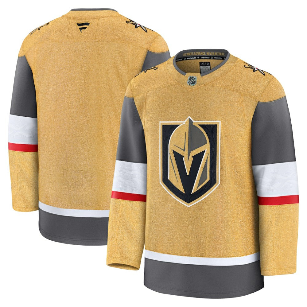Vegas Golden Knights Fanatics Home Premium Jersey - Gold Jerseys