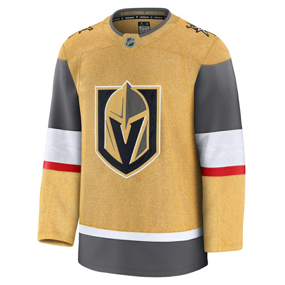 Vegas Golden Knights Fanatics Home Premium Jersey - Gold Jerseys