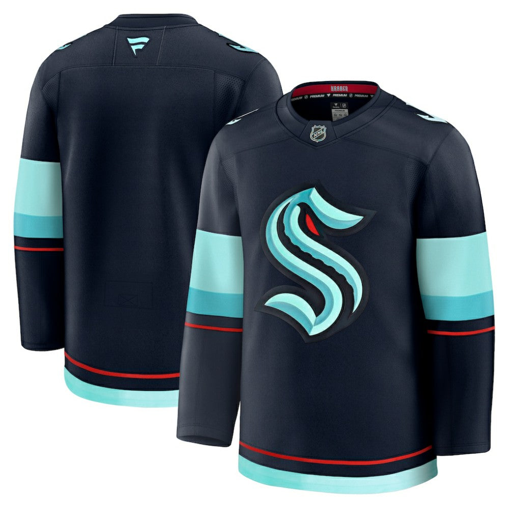Seattle Kraken Fanatics Home Premium Jersey - Deep Sea Blue Jerseys