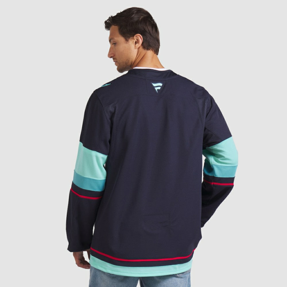 Seattle Kraken Fanatics Home Premium Jersey - Deep Sea Blue Jerseys