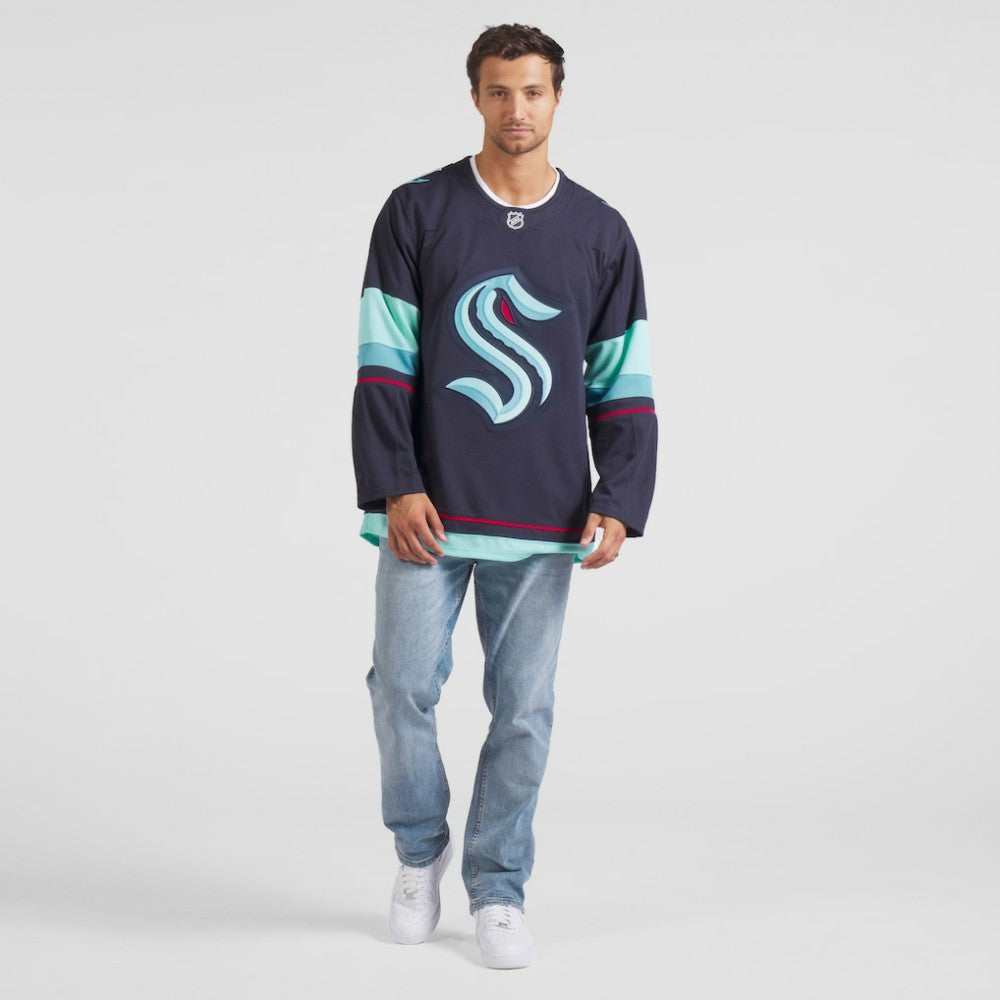 Seattle Kraken Fanatics Home Premium Jersey - Deep Sea Blue Jerseys