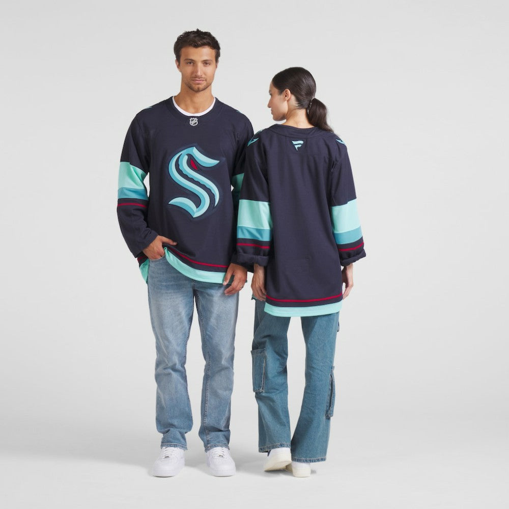 Seattle Kraken Fanatics Home Premium Jersey - Deep Sea Blue Jerseys