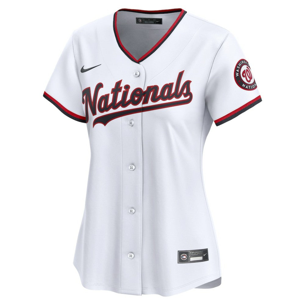 James Wood Washington Nationals Women's Home Limited Player Jersey White