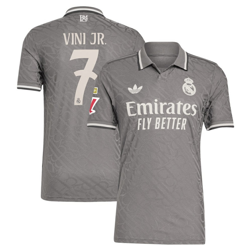 Vini Jr. Real Madrid Originals 2024/25 Third Player Jersey - Charcoal shop
