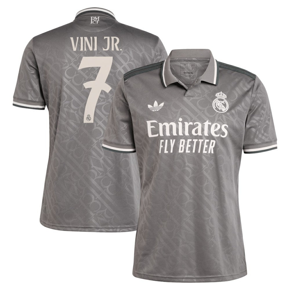 Vini Jr. Real Madrid Originals 2024/25 Third Replica Player Jersey - Charcoal discount