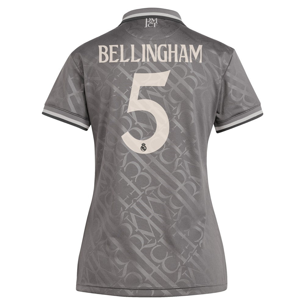 Jude Bellingham Real Madrid Originals Women's 2024/25 Third Replica Player Jersey - Charcoal on sale
