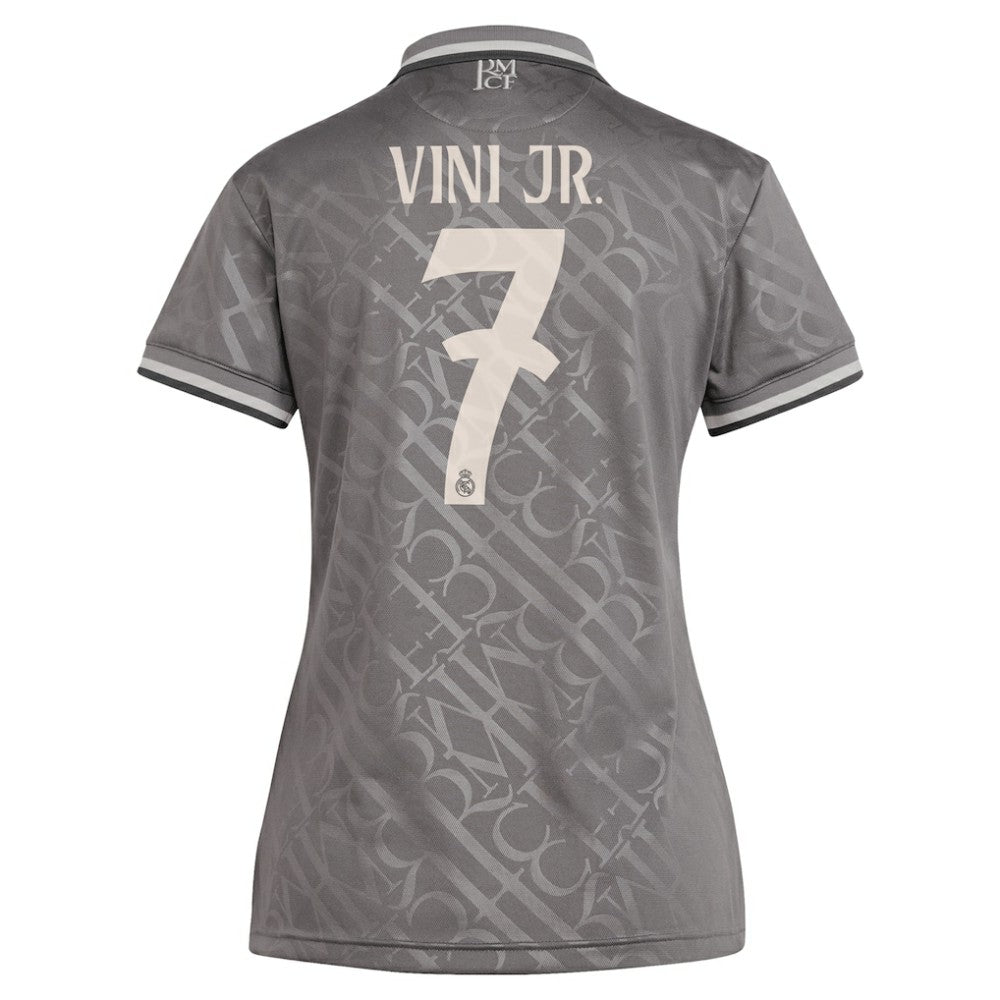 Vini Jr. Real Madrid Originals Women's 2024/25 Third Replica Player Jersey - Charcoal outlet