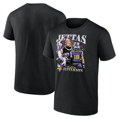 Justin Jefferson Minnesota Vikings Notorious Player Graphic T-Shirt - Black cheap
