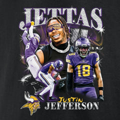Justin Jefferson Minnesota Vikings Notorious Player Graphic T-Shirt - Black cheap